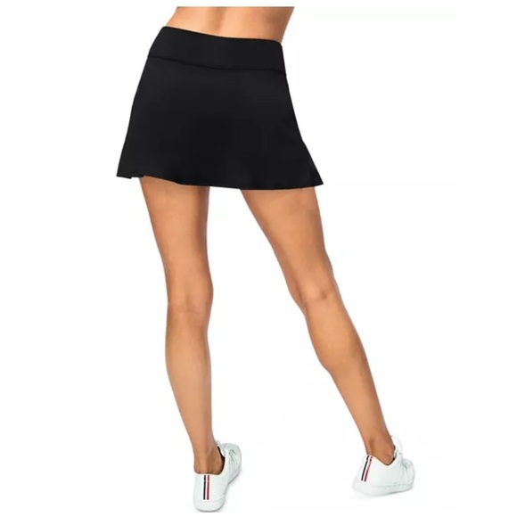 EleVen By Venus Williams | Pleated Preppy Tennis Flutter Skirt Black | S - Picture 7 of 12